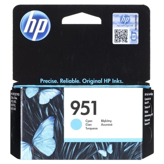 Tusz HP 951 CN050AE, błękitny, 8.5 ml HP