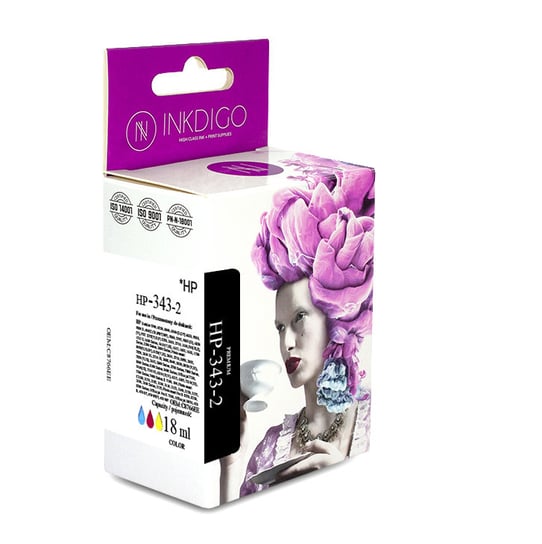 Tusz INKDIGO HP 343 (HP-343-2), tri-color, 15 ml Inkdigo