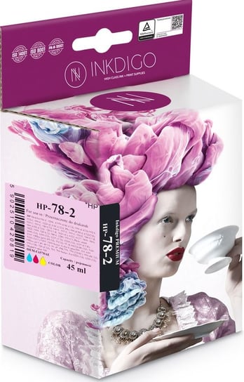 Tusz INKDIGO HP 78 (HP-78-2), tri-color, 45 ml Inkdigo