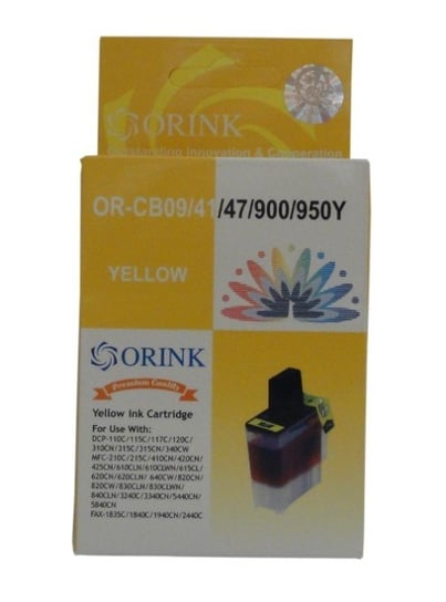 Tusz ORINK, żółty, 20 ml, LC900Y Orink