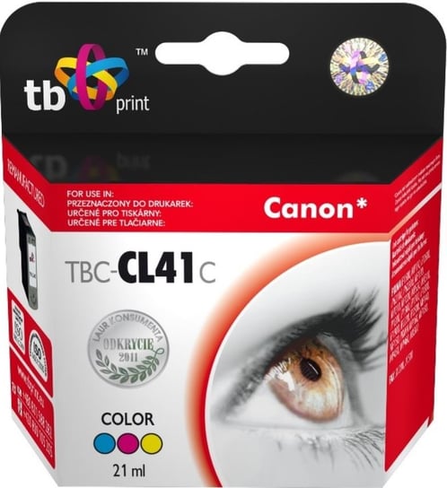 Tusz TB PRINT TBC-CL41C (Canon 0617B031), tri-color, 21 ml TB Print