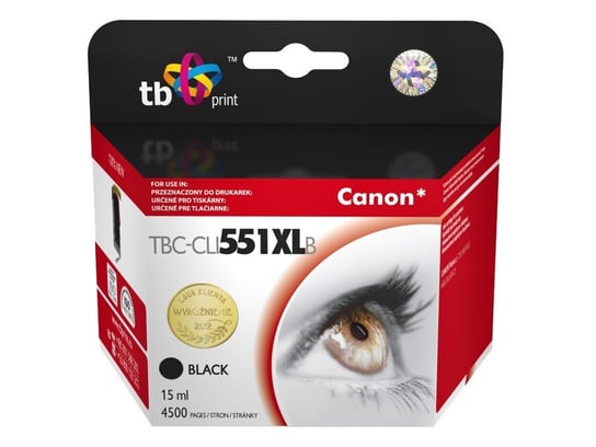 Tusz TB PRINT TBC-CLI551XLB, czarny, 15 ml, 6443B001 TB Print