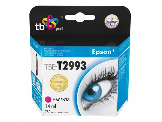 Tusz TB PRINT TBE-T2993, purpurowy, 14 ml, T2993 TB Print
