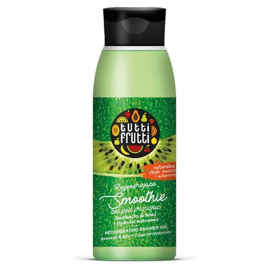 Tutti Frutti Regenerujące SMOOTHIE Żel pod prysznic Kiwi & Awokado & Hydrolat kokosowy 400 ml Farmona