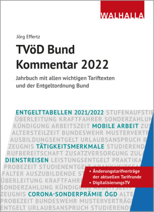 TVöD Bund Kommentar 2022 Walhalla Fachverlag
