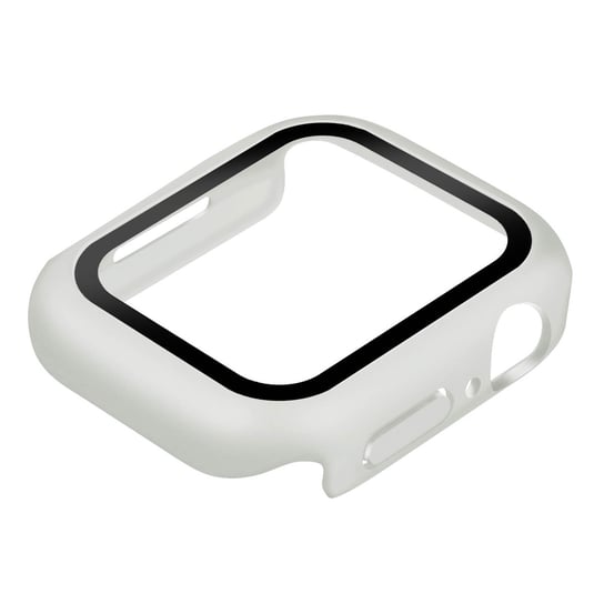 Twarde etui do zegarka Apple Watch 7 Series (41 mm) Miękka w dotyku Enkay biała Avizar