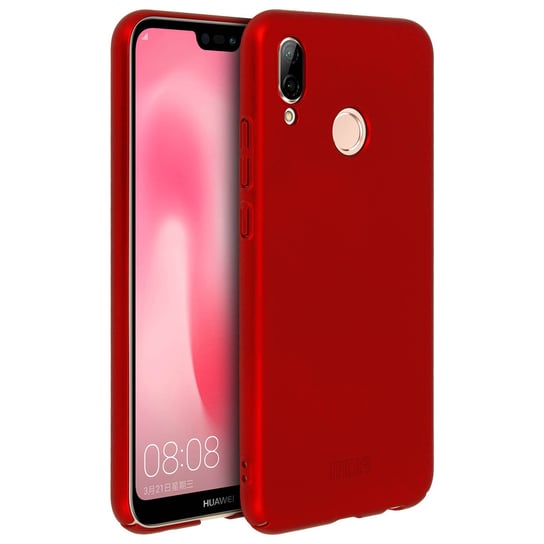 Twarde Etui Ochronne Mofi Huawei P20 Lite - Czerwone Mofi
