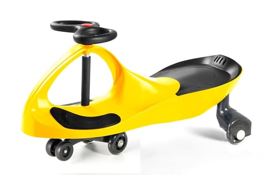Twistcar, pojazd dziecięcy jeździk, żółty Twistcar