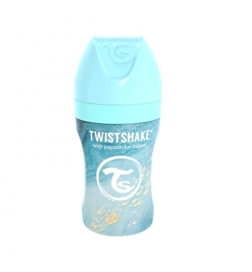 Twistshake, Butelka antykolkowa, Stalowa, Blue, 260 ml Twistshake
