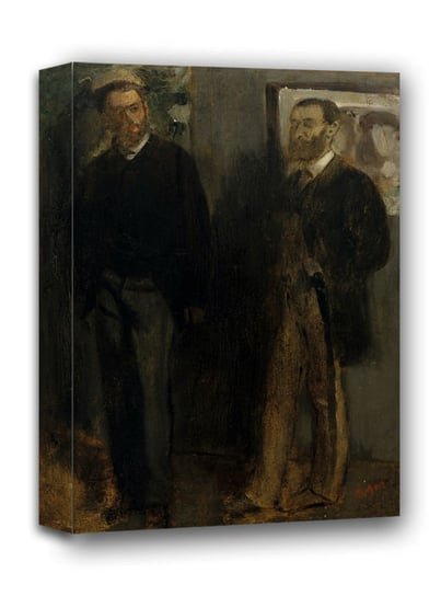 Two Men, Edgar Degas - obraz na płótnie 40x50 cm Galeria Plakatu