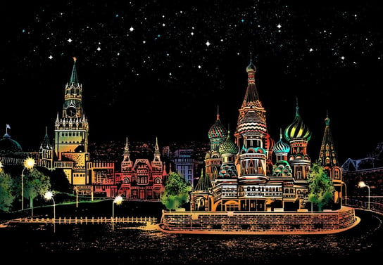 Twoje-Hobby, magiczna zdrapka dla dzieci Russia' Red Square Twoje-Hobby