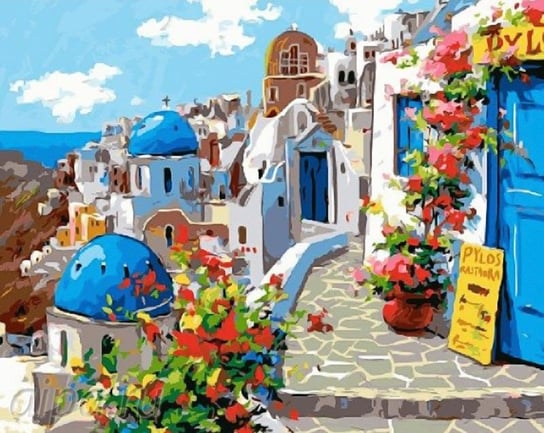 Twoje Hobby, Malowanie po numerach Santorini Twoje Hobby