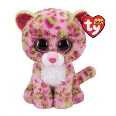 Ty, Beanie Boos, maskotka Laineypink Leopard, 24 cm Beanie Boos