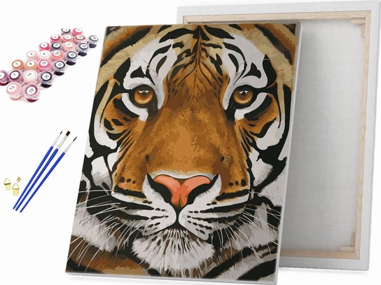 Tygrys bengalski - Malowanie po numerach Beliart