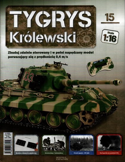 Tygrys Królewski Kolekcja Nr 15 Hachette Polska Sp. z o.o.