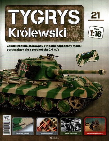 Tygrys Królewski Kolekcja Nr 21 Hachette Polska Sp. z o.o.