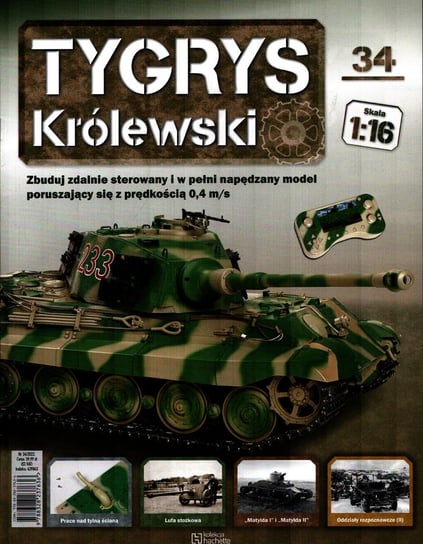Tygrys Królewski Kolekcja Nr 34 Hachette Polska Sp. z o.o.