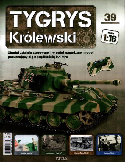 Tygrys Królewski Kolekcja Nr 39 Hachette Polska Sp. z o.o.