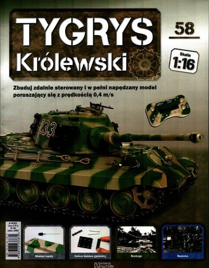Tygrys Królewski Kolekcja Nr 58 Hachette Polska Sp. z o.o.