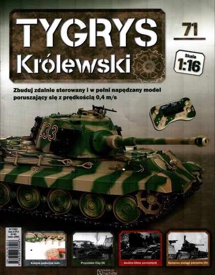 Tygrys Królewski Kolekcja Nr 71 Hachette Polska Sp. z o.o.