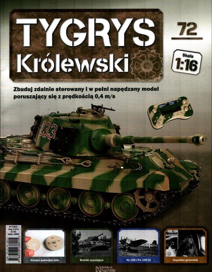 Tygrys Królewski Kolekcja Nr 72 Hachette Polska Sp. z o.o.