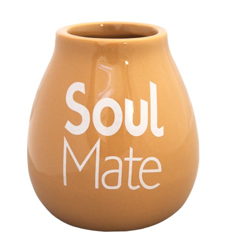 Tykwa ceramiczna Soul Mate beżowa 350 ml Cebador