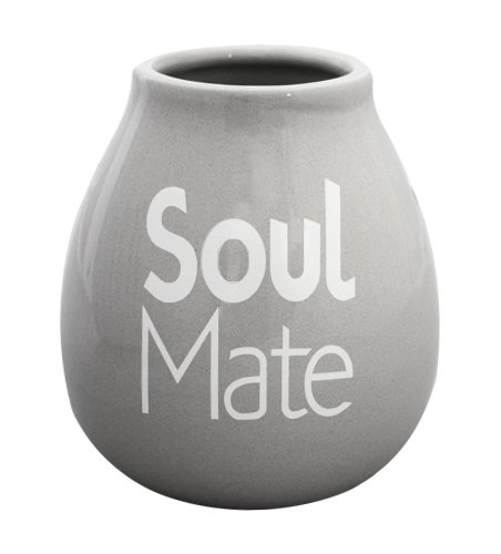 Tykwa ceramiczna Soul Mate szara 350 ml Cebador