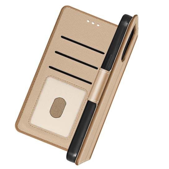 Tylna obudowa Apple iPhone 13 Mini Folio Function Wallet złota Avizar