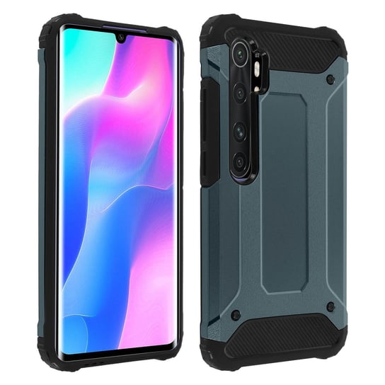 Tylna Obudowa Do Xiaomi Mi Note 10 Lite Z Hybrydowym Designem - Ciemnoniebieska Avizar