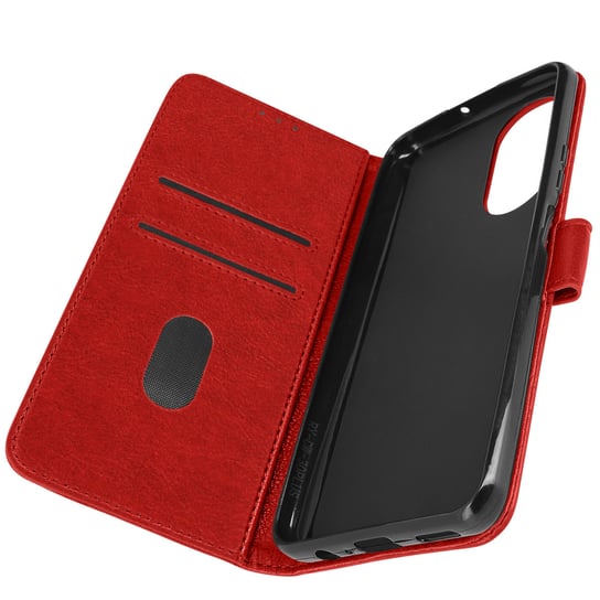 Tylna obudowa Honor X7 Full Function Wallet Czerwony Avizar