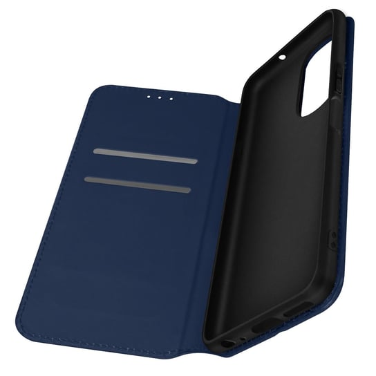 Tylna obudowa Honor X7 z funkcją portfela i podstawki - niebieska Avizar