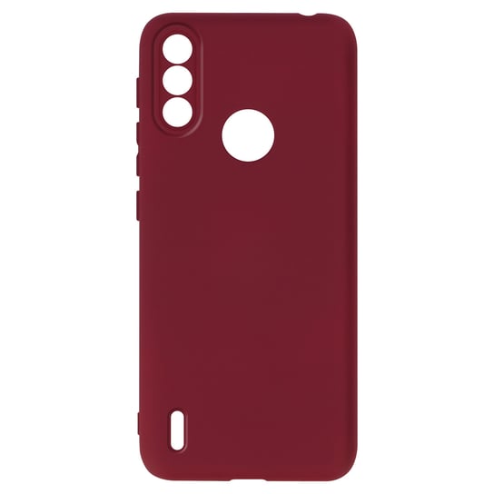 Tylna Obudowa Motorola Moto E7 Power Semi-Rigid Silicone Soft-Touch Finish Różowa Avizar