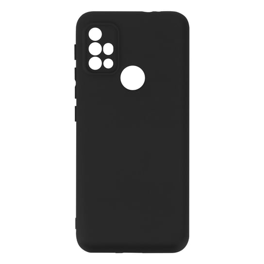 Tylna Obudowa Motorola Moto G10 / G30 Semi-Rigid Silicone Soft-Touch Finish Czarna Avizar