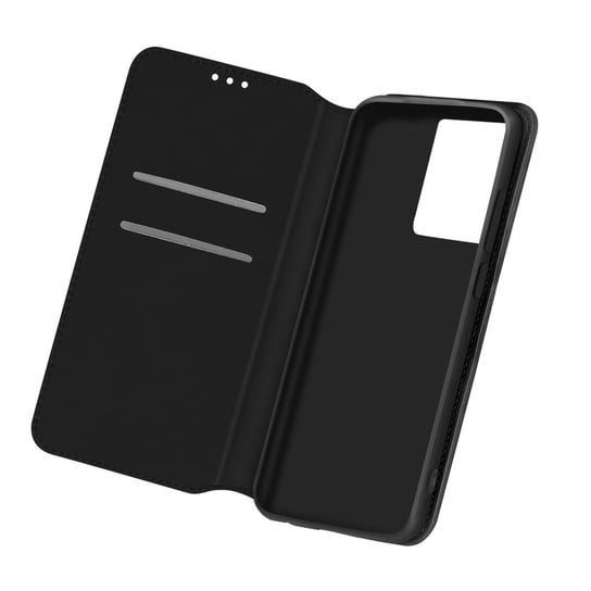 Tylna obudowa Samsung Galaxy S21 Ultra z funkcją portfela i podstawki - czarna Avizar