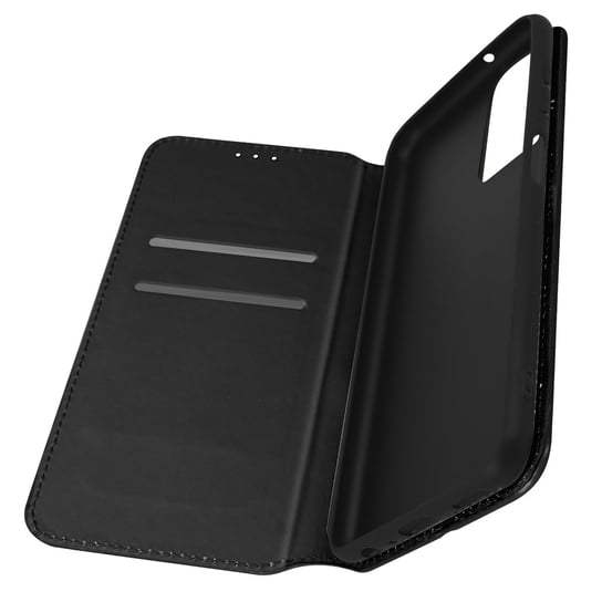Tylna obudowa Samsung M23 i M13 z funkcją portfela i podstawki - Czarna Avizar