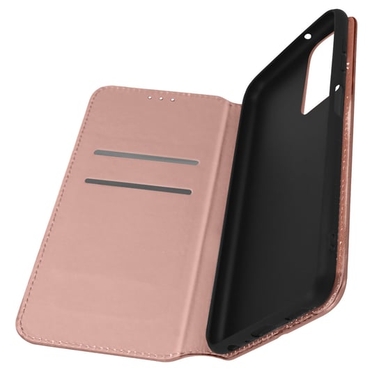 Tylna obudowa Samsung M23 i M13 z funkcją portfela i podstawki - różowa Avizar