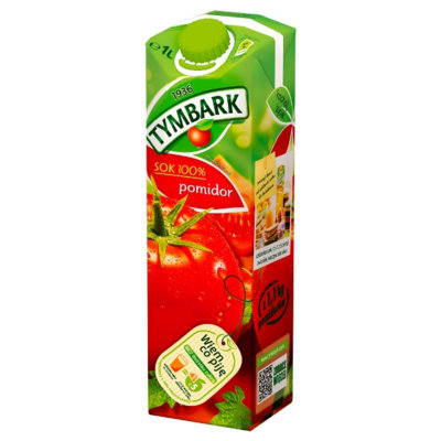 Tymbark, Sok Pomidorowy 100%, 1l Tymbark