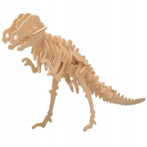 Tyranosaurus J014 drewniane puzzle przestrzenne 3D ETNA