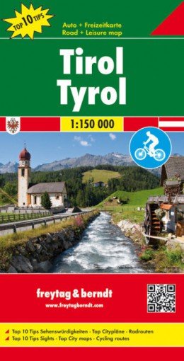Tyrol. Mapa 1:150 000 Opracowanie zbiorowe