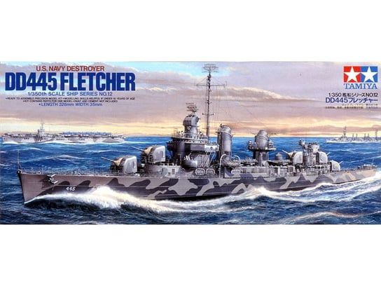 U.S. Destroyer DD-445 Fletcher 1:350 Tamiya 78012 Tamiya