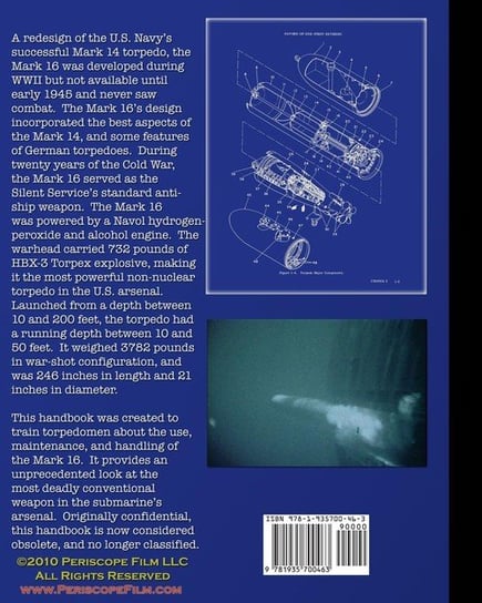 U.S. Navy Submarine Torpedo Mark 16 Mod 8 Handbook Navy United States