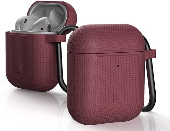 UAG Dot [U] - etui obudowa silikonowa do Airpods 1/2 (aubergine) [go] URBAN ARMOR GEAR