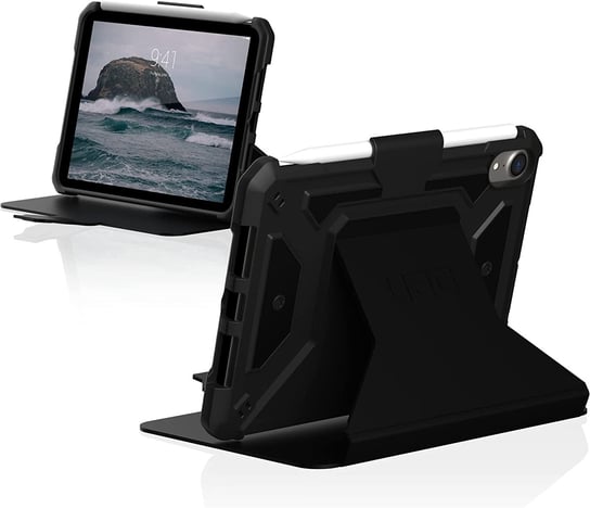 UAG Metropolis SE - etui obudowa ochronna z uchwytem do Apple Pencil do iPad mini 6G (black) URBAN ARMOR GEAR