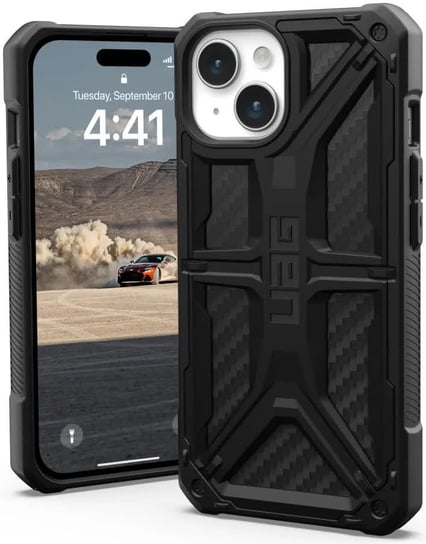 UAG Monarch - etui obudowa ochronna do iPhone 15 (carbon fiber) URBAN ARMOR GEAR