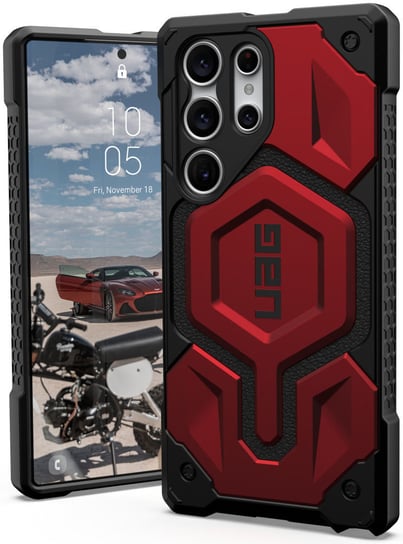 UAG Monarch Pro - obudowa ochronna do Samsung Galaxy S23 Ultra 5G z wbudowanym modułem magnetycznym (crimson) [mto] URBAN ARMOR GEAR