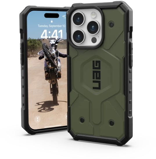 UAG Pathfinder Magsafe - obudowa ochronna do iPhone 15 Pro (olive) URBAN ARMOR GEAR