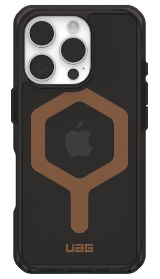 UAG Plyo Magsafe - obudowa ochronna etui pokrowiec do iPhone 16 Pro kompatybilna z MagSafe (black/bronze) URBAN ARMOR GEAR