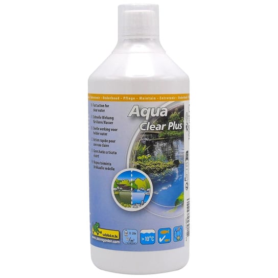 Ubbink Środek do uzdatniania wody Aqua Clear Plus, 1000 ml na 20000 L vidaXL
