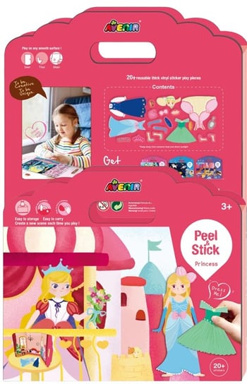 Ubierz Księżniczkę Zabawki Kreatywne Plastyczne Naklejki Ubrania Dla Dzieci PakaNiemowlaka