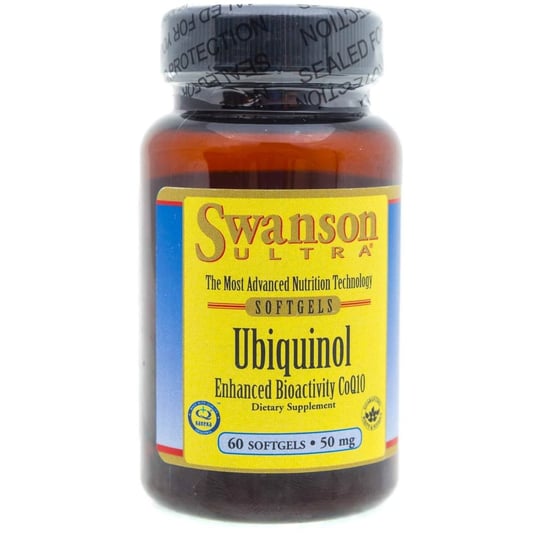 Ubiquinol SWANSON, 50 mg, Suplement diety, 60 kaps. Swanson